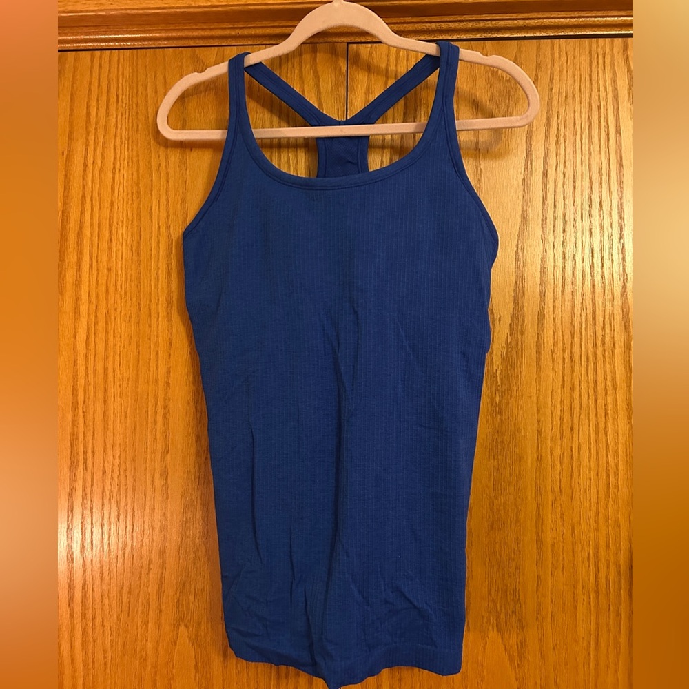 Lululemon Athletica Blue Tank Top